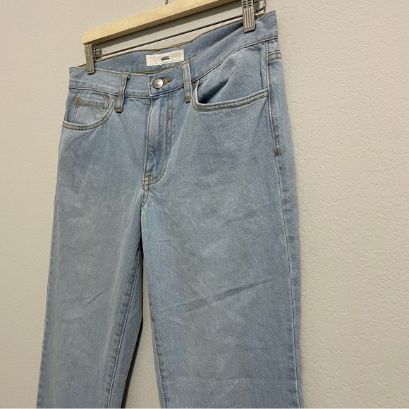 VANS Jeans High Rise Straight Lightwash Denim Relaxed Fit Womens 7 28 - Picture 4 of 16